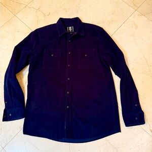 Navy blue  fine snap up  Shirt
